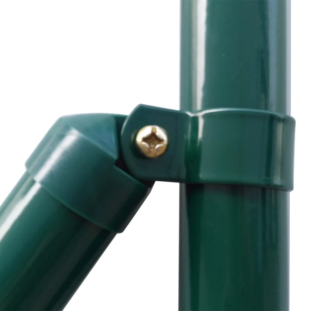 vidaXL Ensemble de clôture Euro Acier 25 x 1,5 m Vert