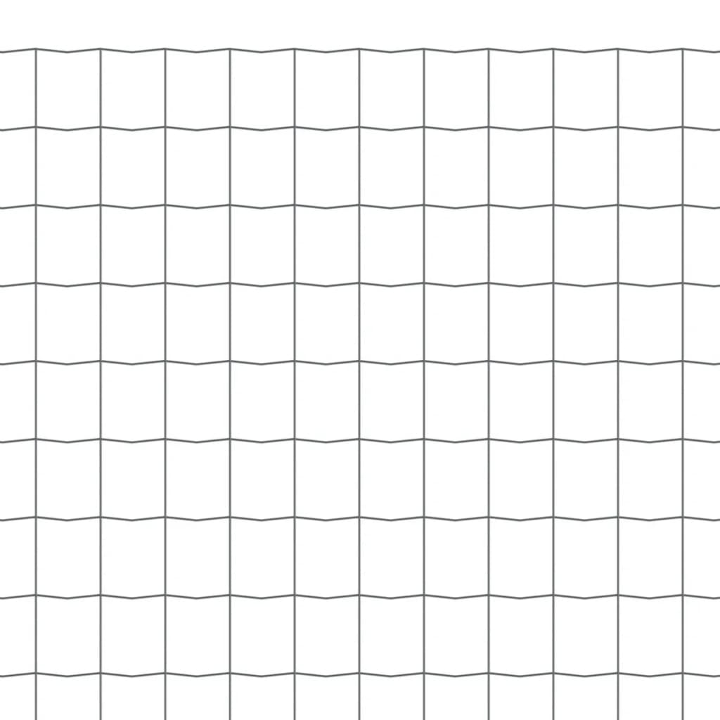 vidaXL Clôture euro Acier 10 x 0,8 m Gris