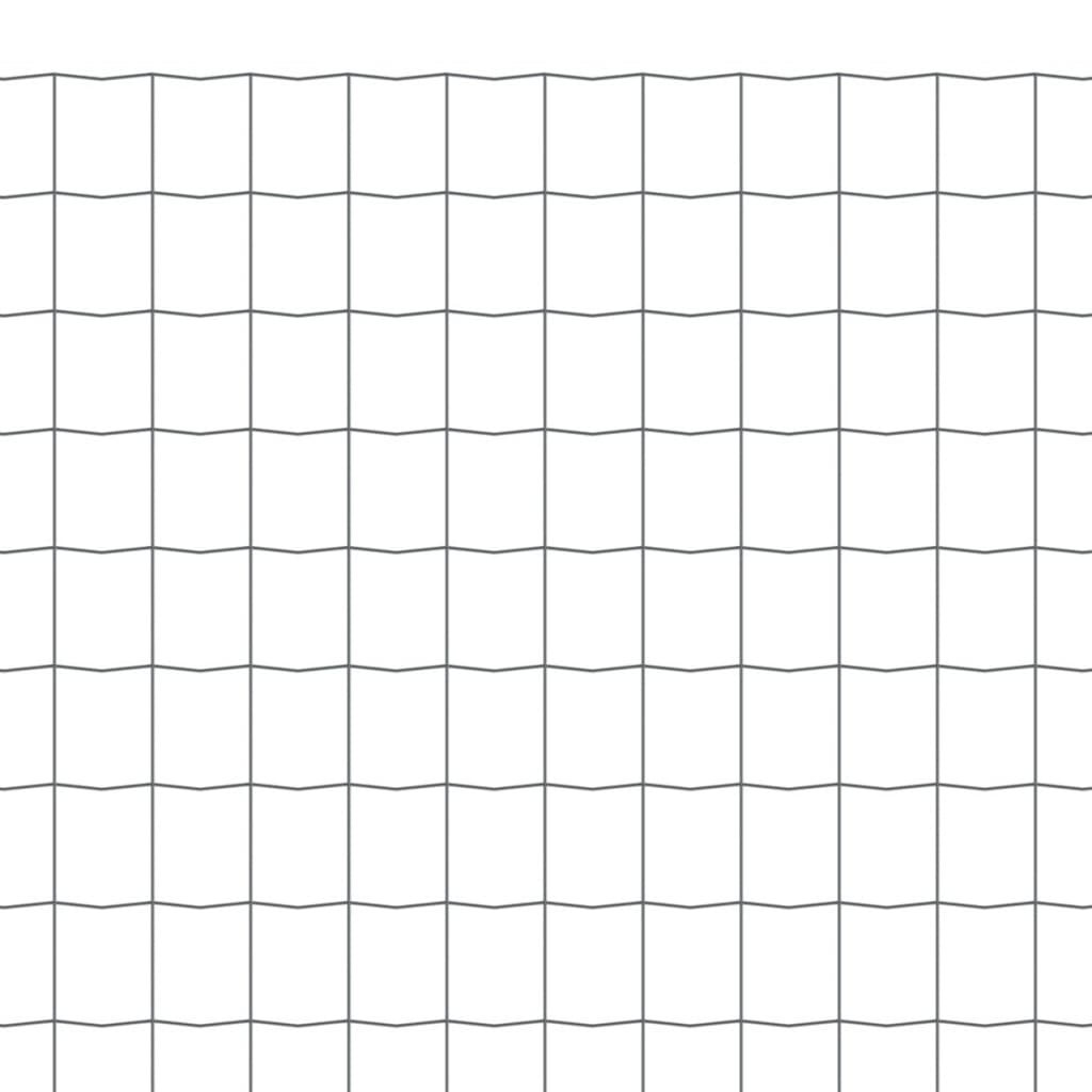 vidaXL Clôture Euro Acier 25 x 1,2 m Gris