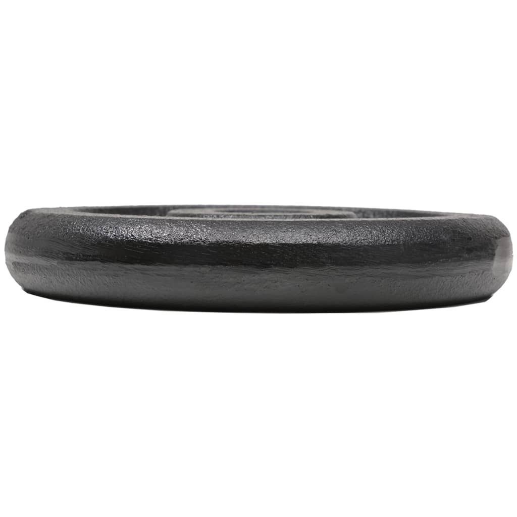 vidaXL Plaque de poids 8 pcs 8x2,5 kg Fonte