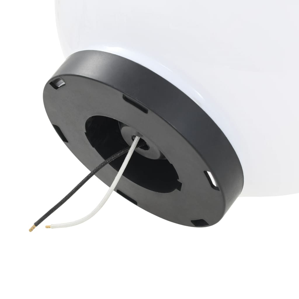vidaXL Lampe à LED sous forme de boule 2 pcs Sphérique 25 cm PMMA