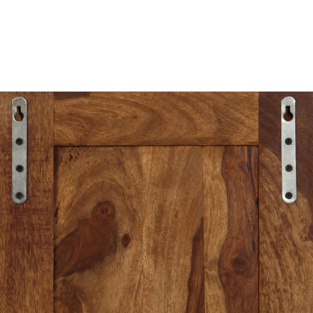 vidaXL Portemanteaux 2 pcs Bois solide de Sesham