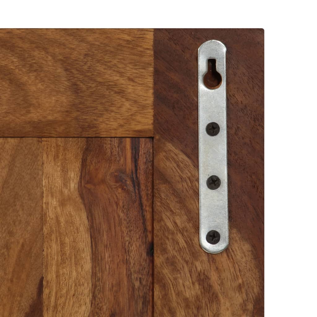 vidaXL Portemanteaux 2 pcs Bois solide de Sesham