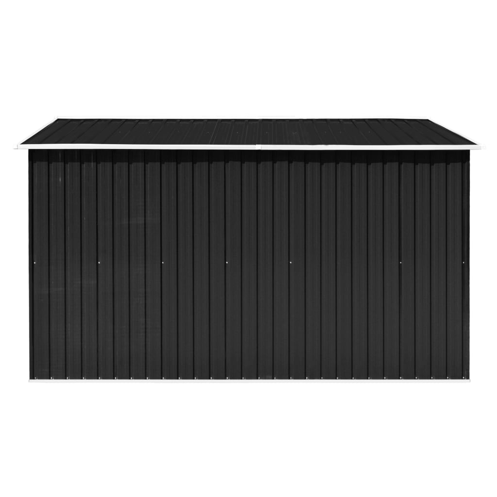 vidaXL Abri de jardin 257x298x178 cm Métal Anthracite