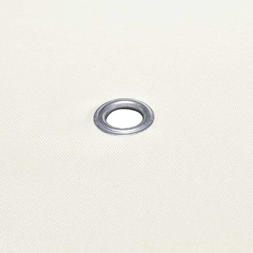 vidaXL Toile supérieure de belvédère 310 g / m² 4 x 3 m Blanc crème