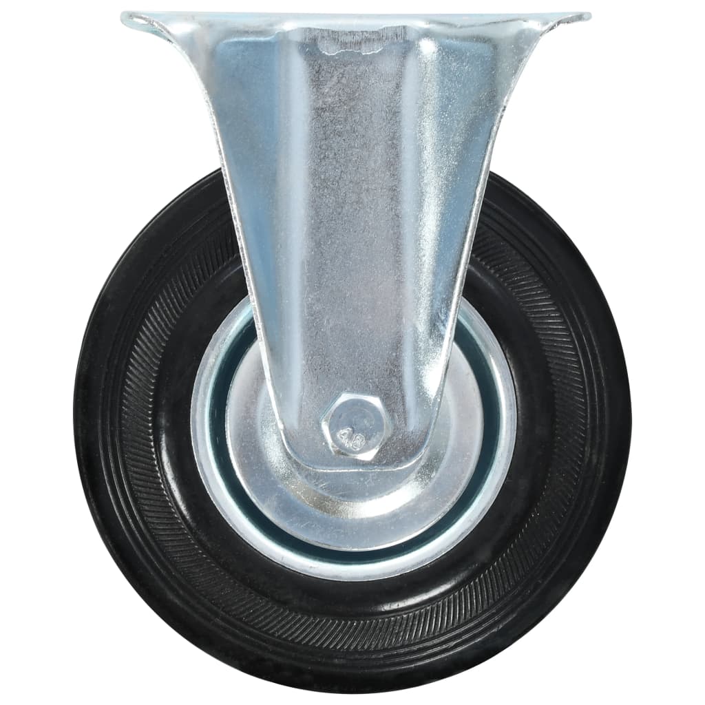 vidaXL Roulettes fixes 4 pcs 125 mm