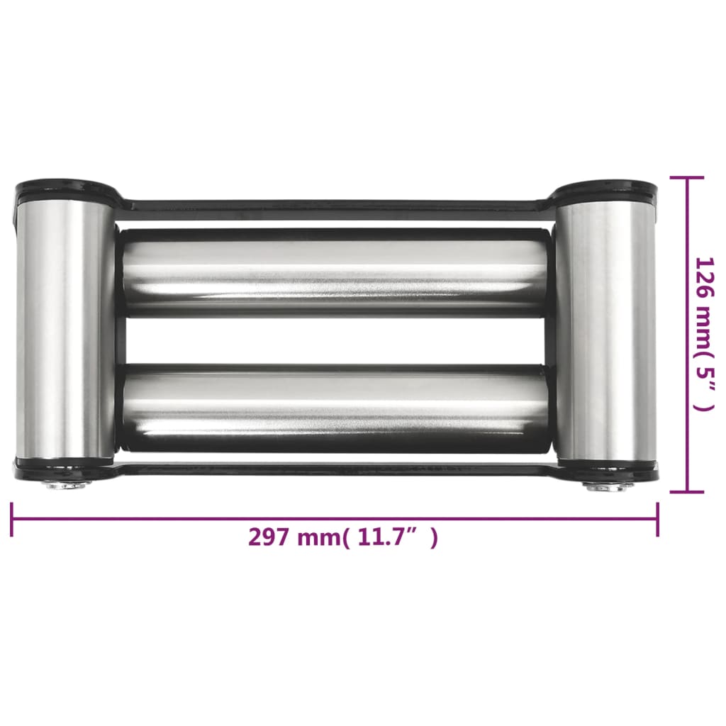 vidaXL Guide-câble à 4 voies Acier 8000-13000 lbs