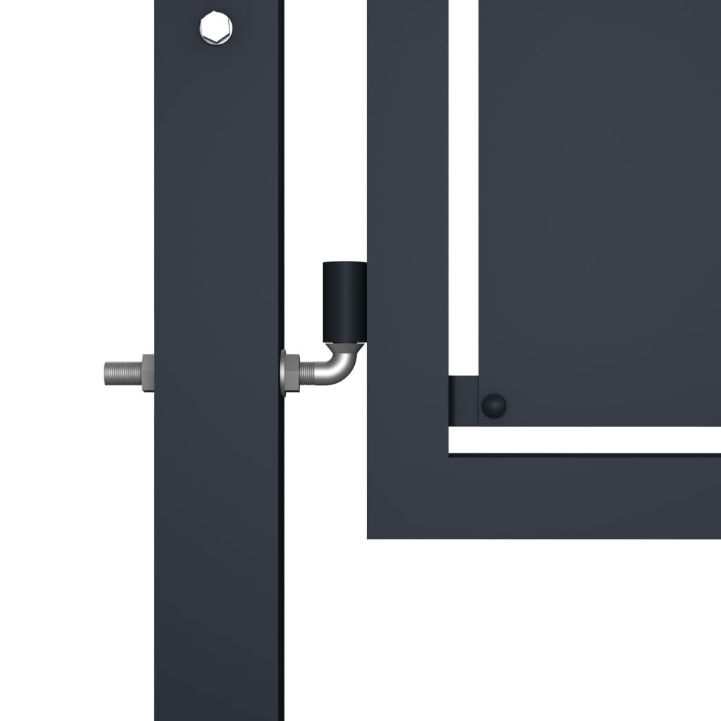 vidaXL Portail de jardin Acier 300 x 100 cm Anthracite