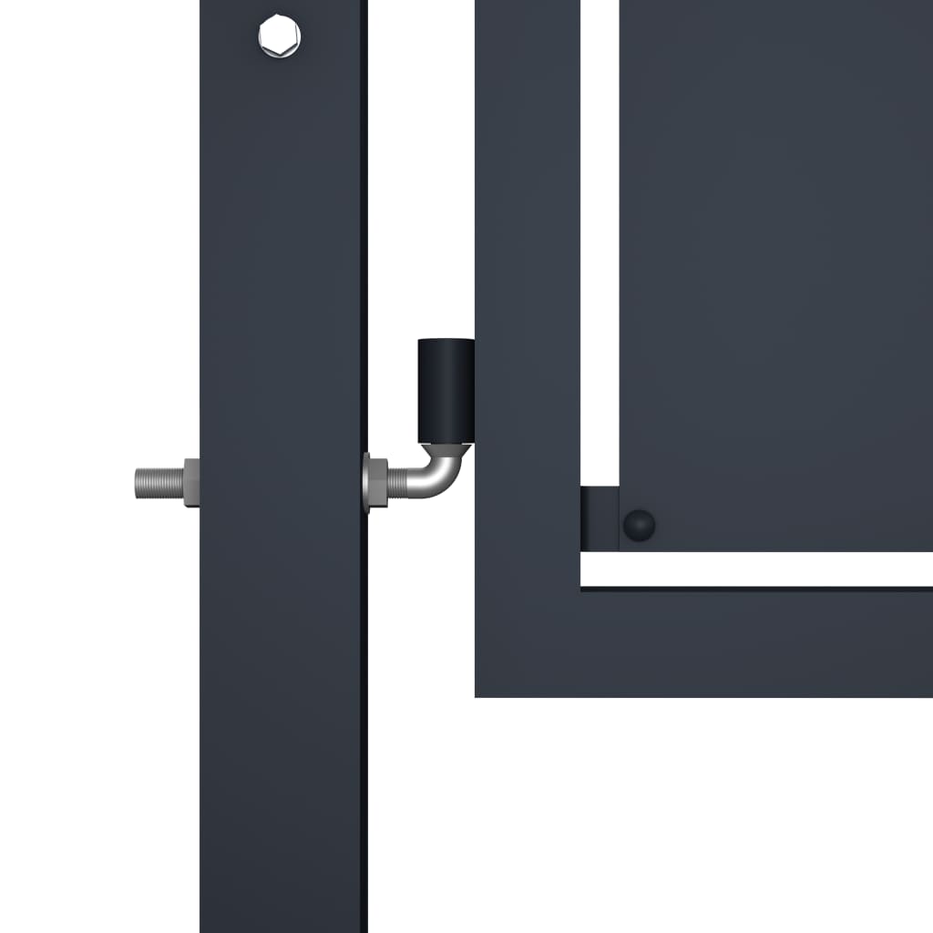 vidaXL Portail de jardin Acier 300x150 cm Anthracite