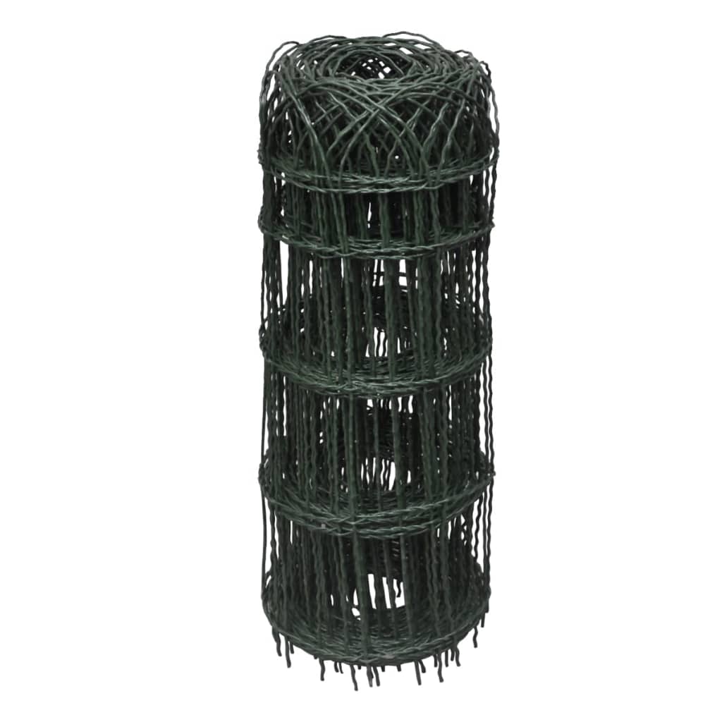 vidaXL Bordure de pelouse Fer enduit de poudre 10x0,65 m