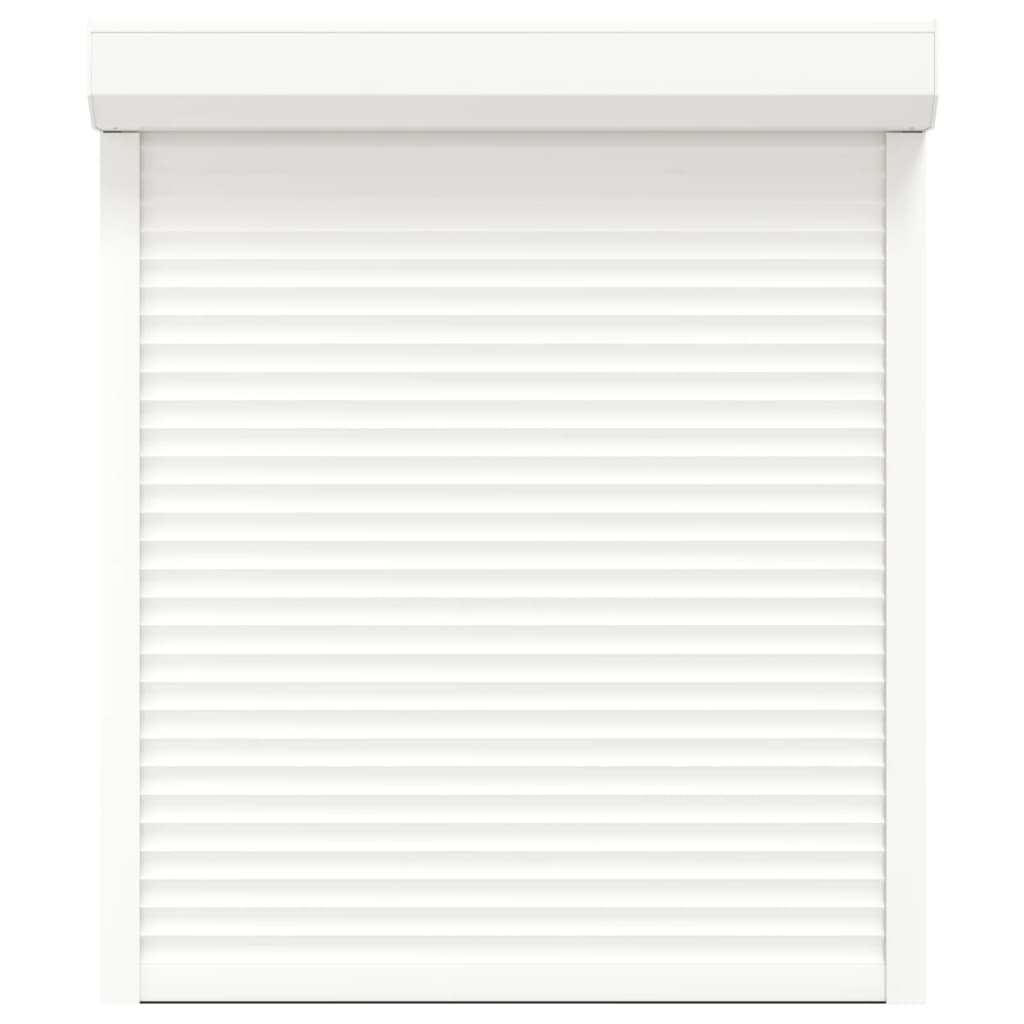 vidaXL Volet roulant aluminium 110x130 cm blanc