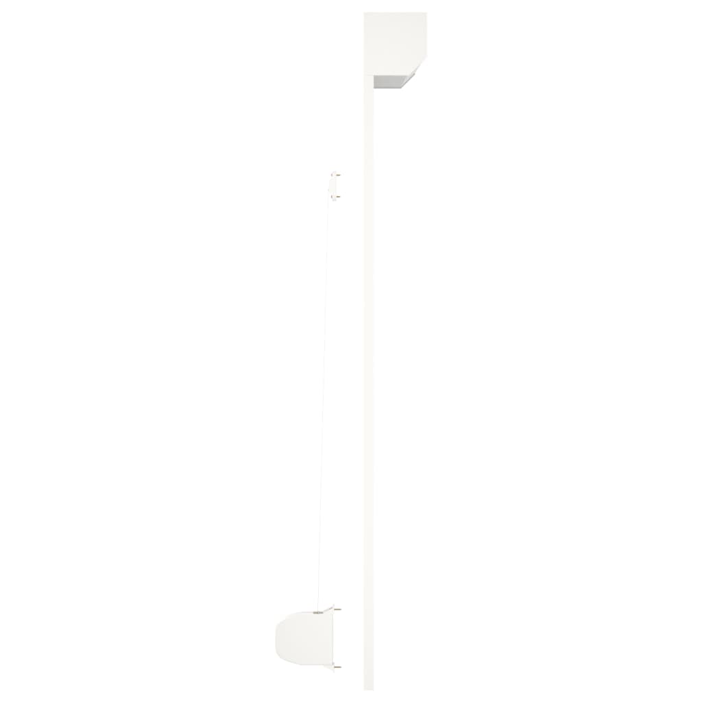 vidaXL Volet roulant aluminium 120x150 cm blanc