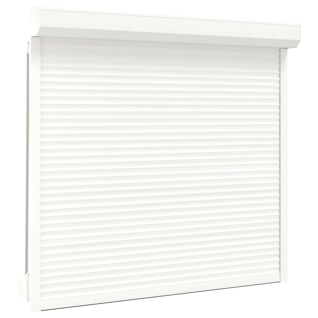 vidaXL Volet roulant aluminium 160x150 cm blanc