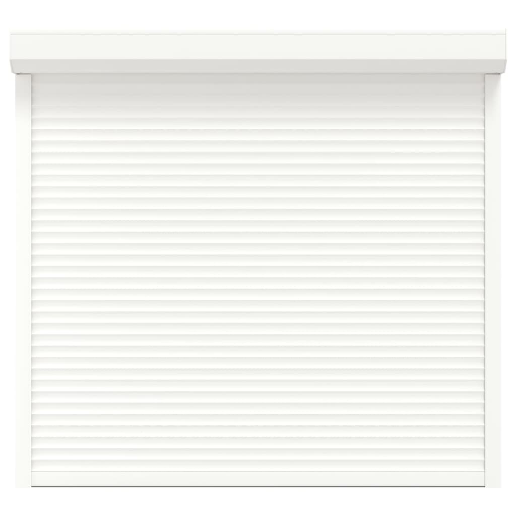 vidaXL Volet roulant aluminium 160x150 cm blanc