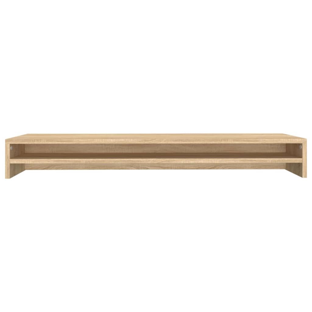 vidaXL Support de moniteur Chêne Sonoma 100 x 24 x 13 cm Aggloméré