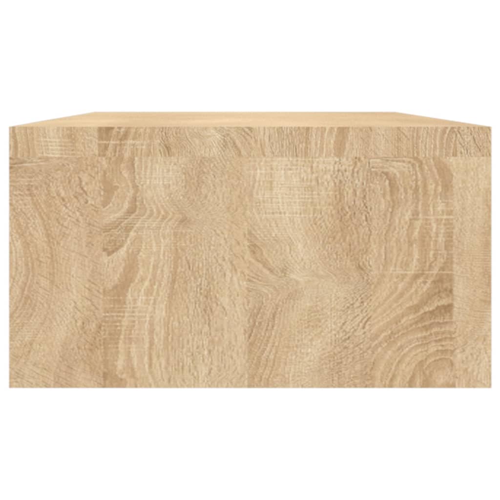 vidaXL Support de moniteur Chêne Sonoma 100 x 24 x 13 cm Aggloméré