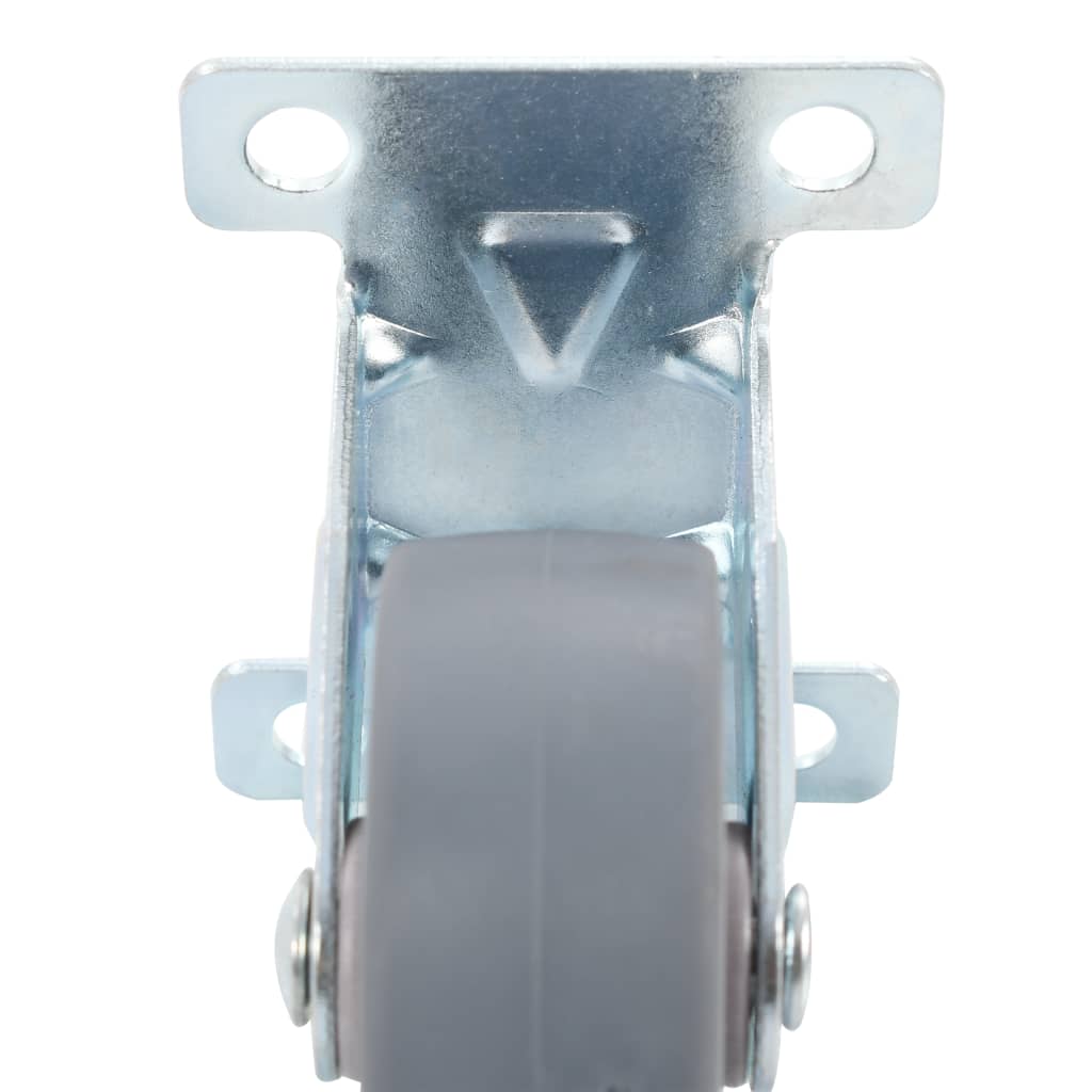 vidaXL 12 pcs Roulettes fixes 50 mm
