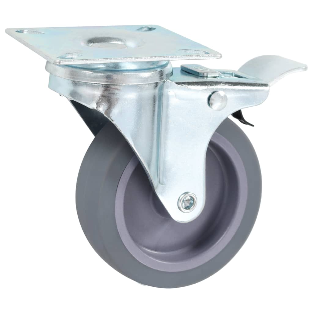 vidaXL 16 pcs Roulettes pivotantes 75 mm