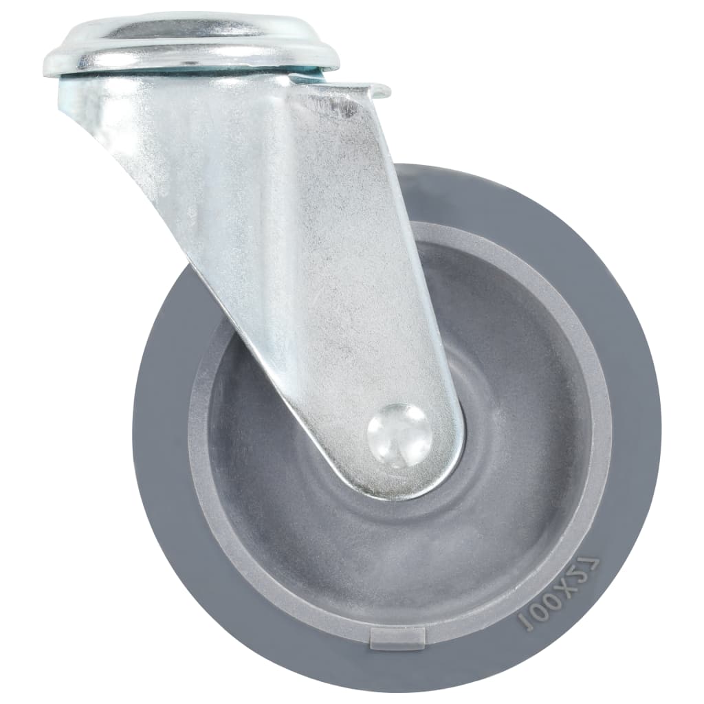 vidaXL 32 pcs Roulettes pivotantes à trou de boulon 100 mm