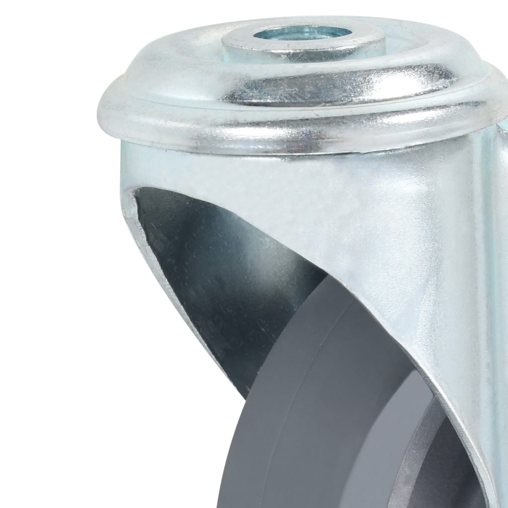 vidaXL 32 pcs Roulettes pivotantes à trou de boulon 100 mm