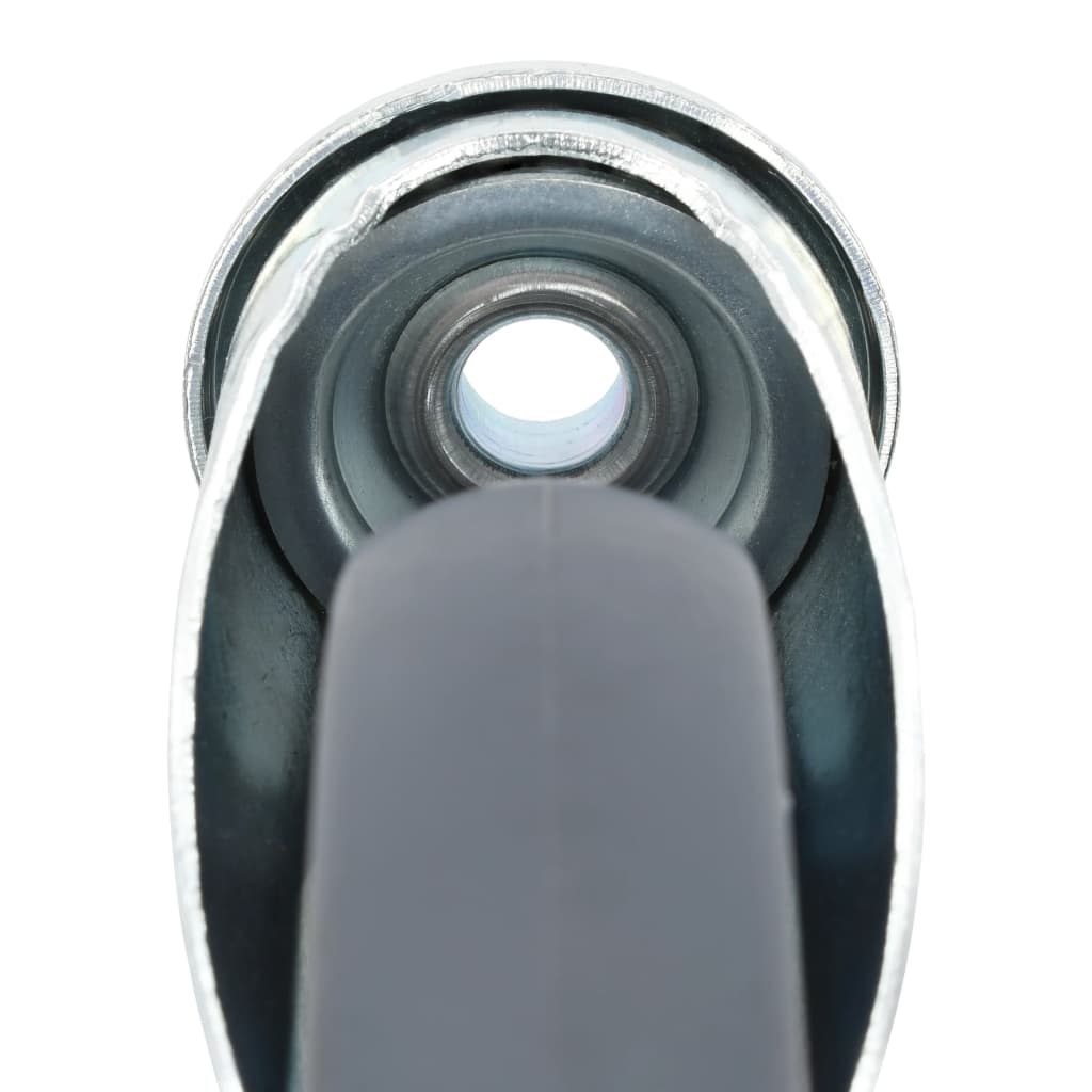 vidaXL 12 pcs Roulettes pivotantes à trou de boulon 125 mm