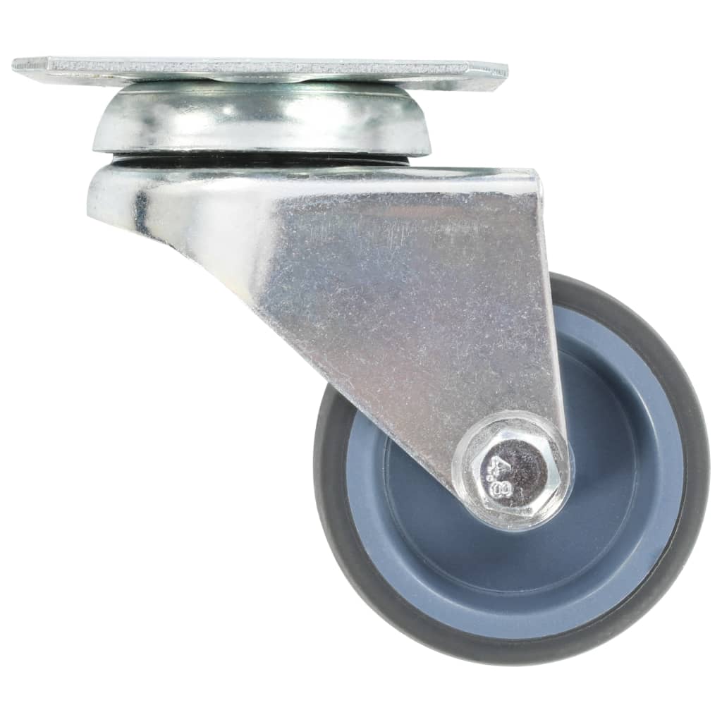 vidaXL 12 pcs Roulettes pivotantes doubles 50 mm