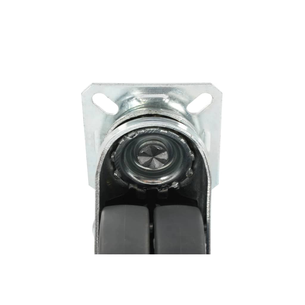 vidaXL 24 pcs Roulettes pivotantes doubles 50 mm