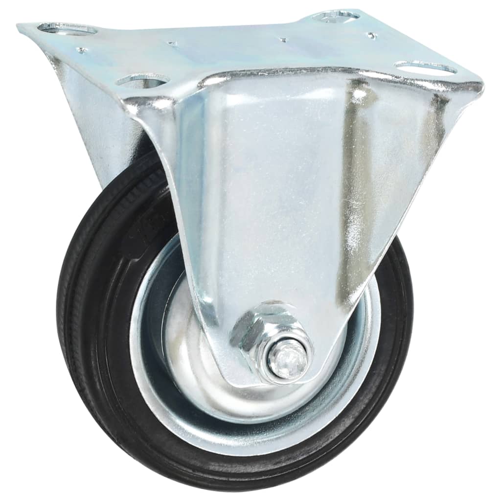 vidaXL 24 pcs Roulettes fixes 75 mm