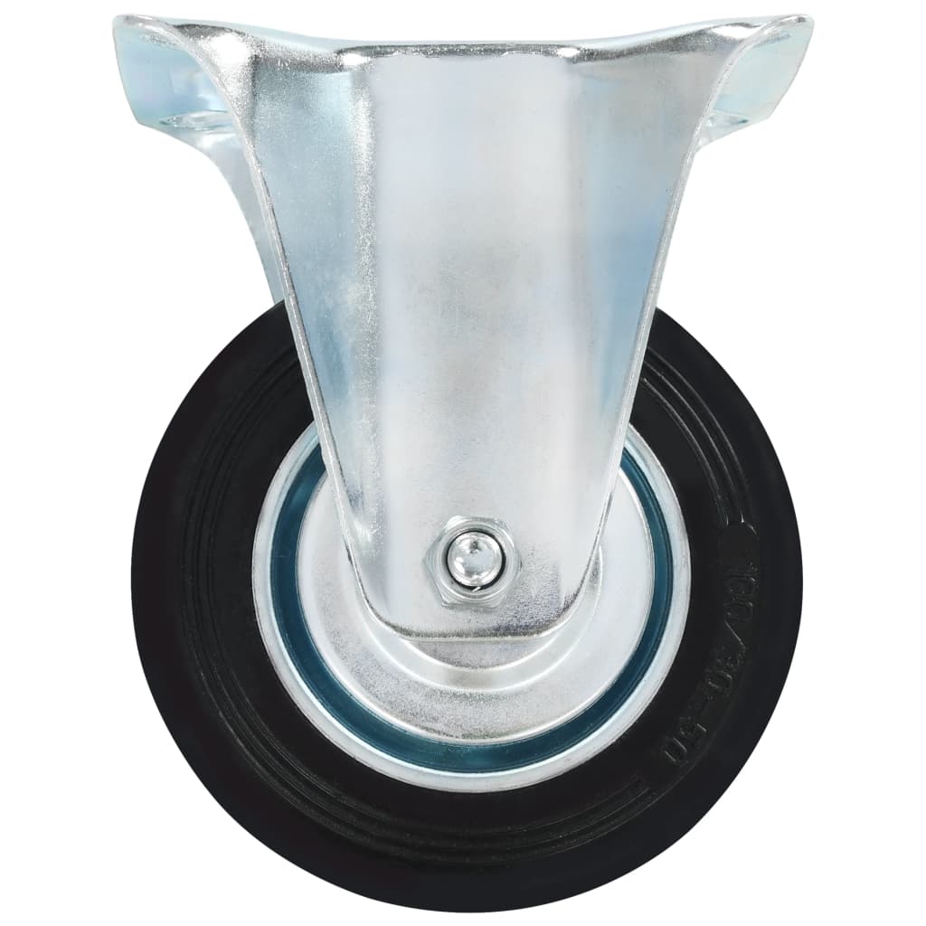 vidaXL 8 pcs Roulettes fixes 100 mm
