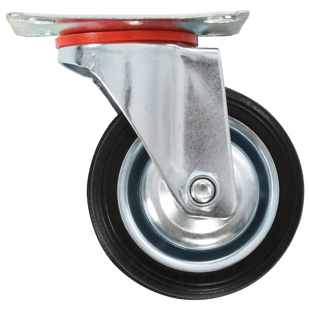 vidaXL 16 pcs Roulettes pivotantes 75 mm