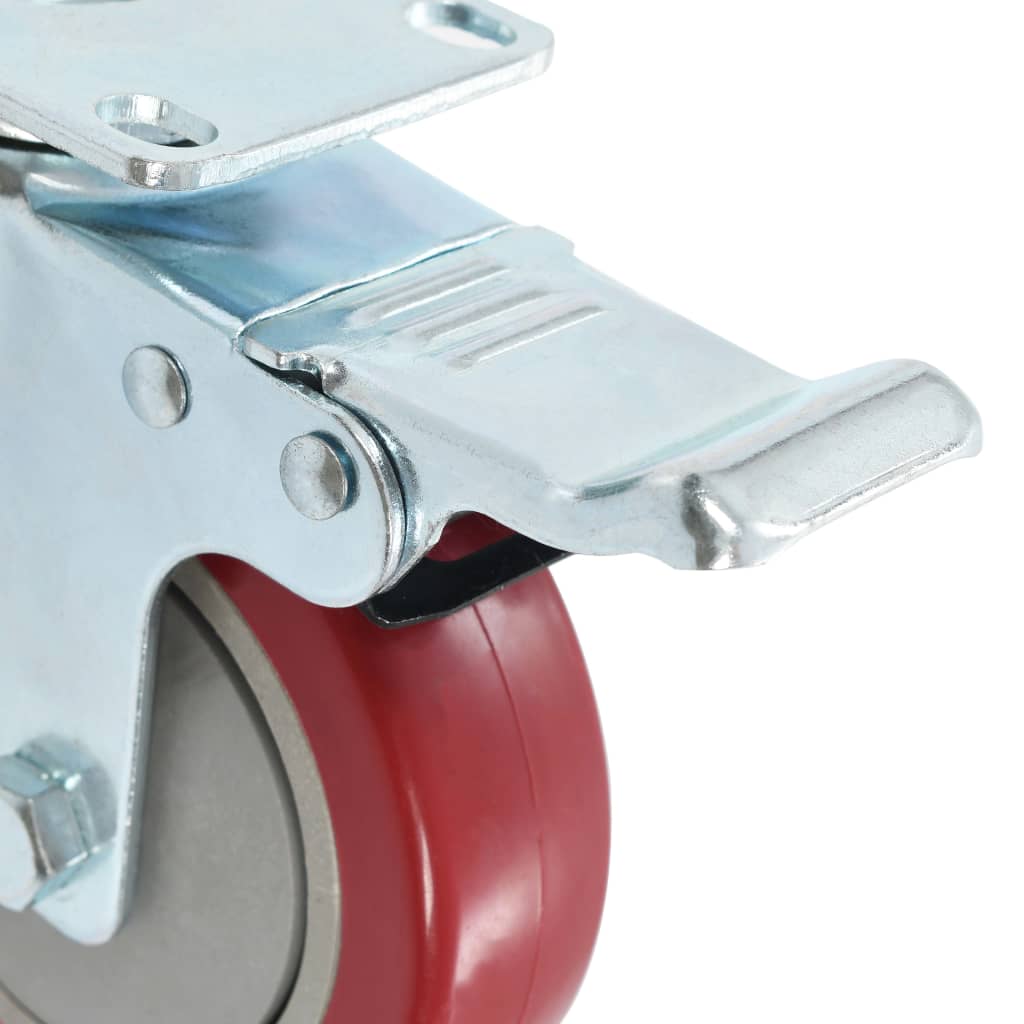vidaXL Roulettes pivotantes 12 pcs 100 mm
