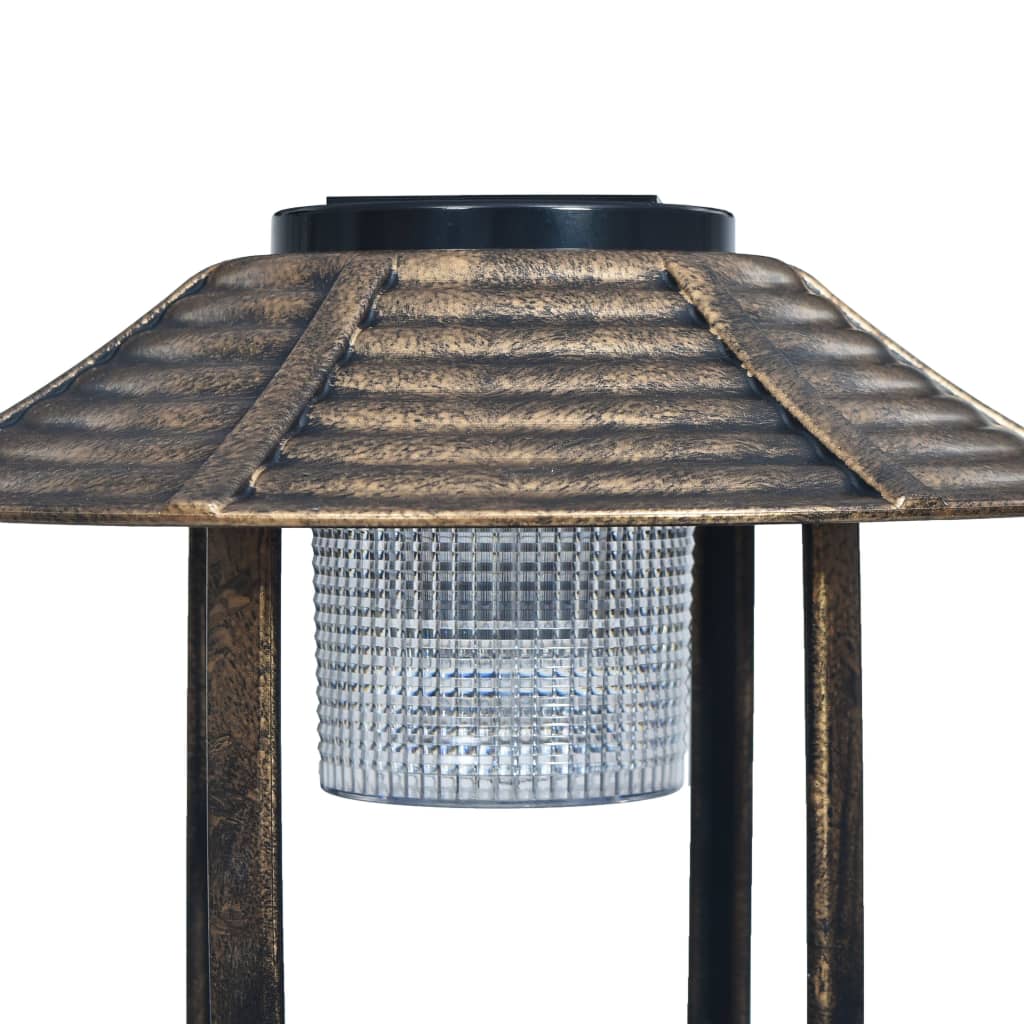 vidaXL Bain décoratif pour oiseaux à LED à énergie solaire Plastique