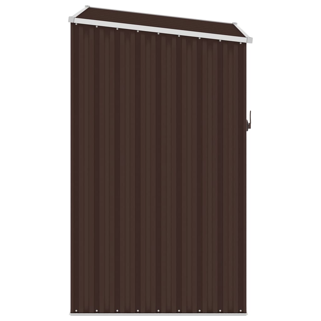 vidaXL Abri de jardin Marrron 87x98x159 cm Acier galvanisé