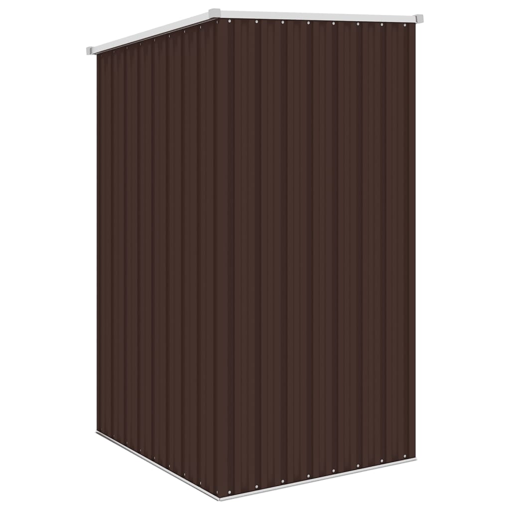 vidaXL Abri de jardin Marrron 87x98x159 cm Acier galvanisé