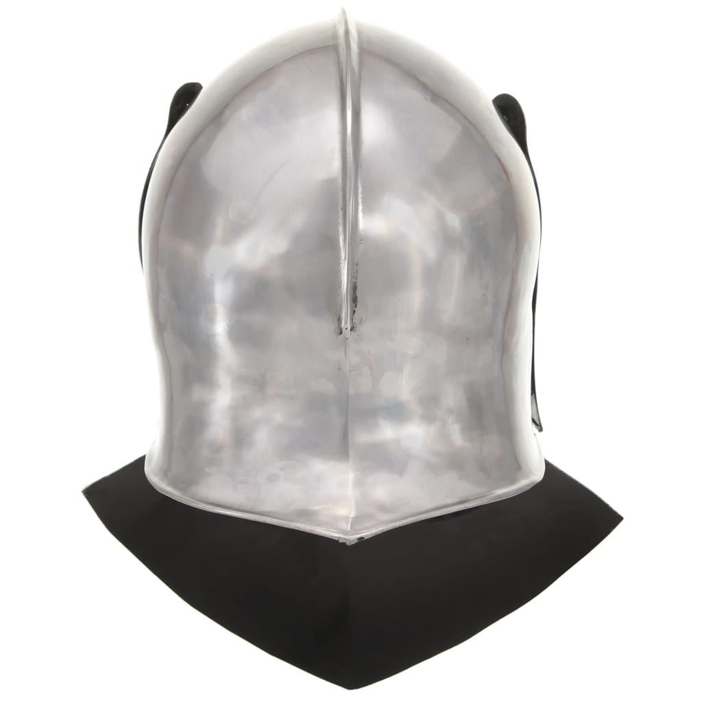 vidaXL Casque de chevalier médiéval antique pour GN Argenté Acier