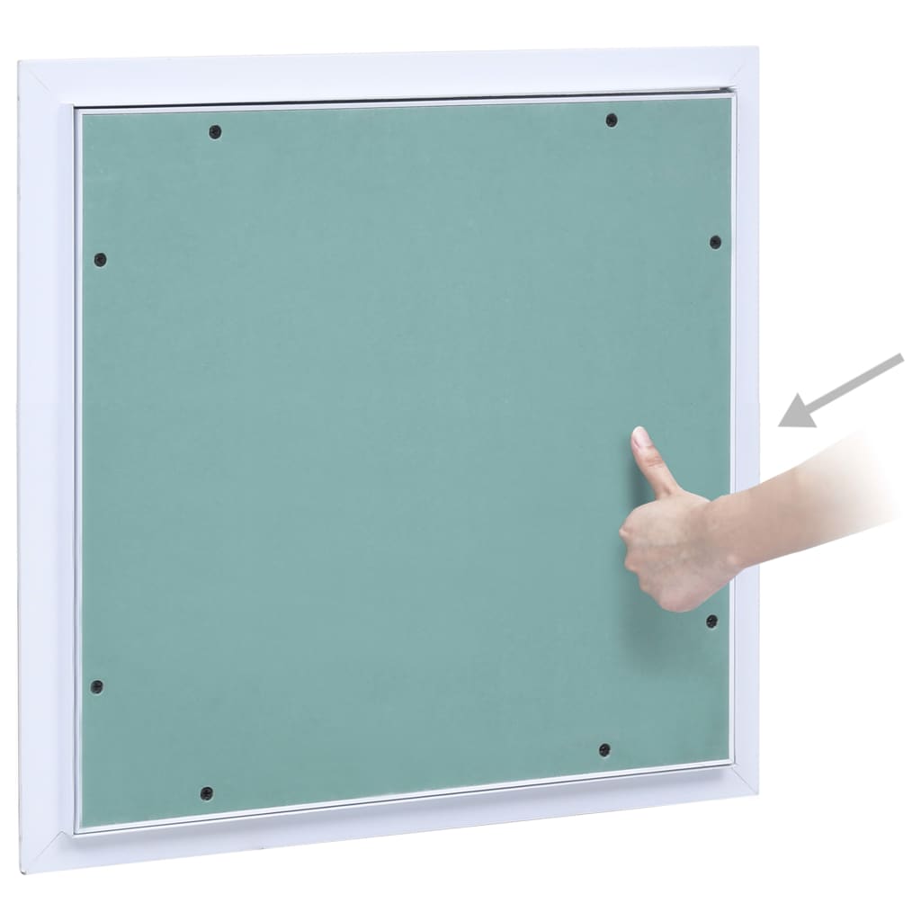 vidaXL Panneau d'accès Cadre en aluminium plaque de plâtre 300x300 mm