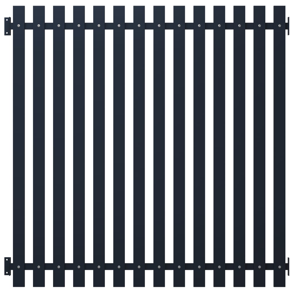 vidaXL Panneau clôture Anthracite 170,5x170 cm Acier enduit de poudre
