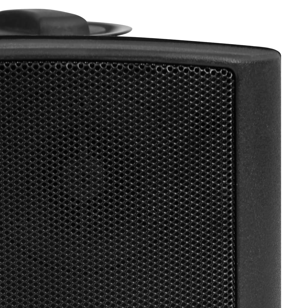 vidaXL Haut-parleurs stéréo muraux 2 pcs noir intérieur extérieur 120W