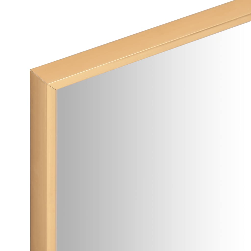 vidaXL Miroir Doré 40x40 cm