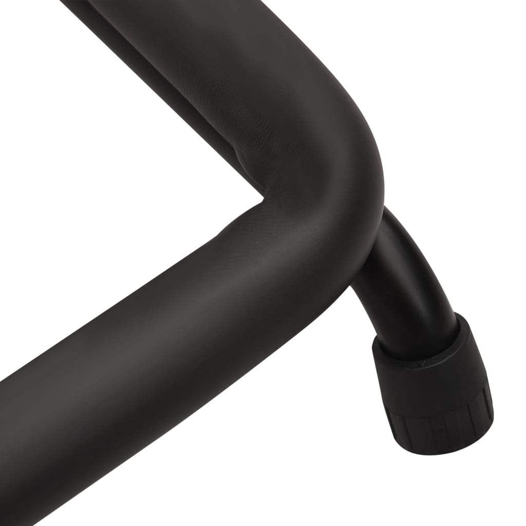 vidaXL Support de guitare pliable avec 5sections noir 74x41x66cm acier