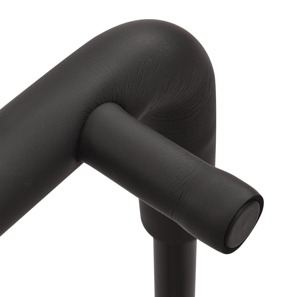 vidaXL Support de guitare pliable avec 5sections noir 74x41x66cm acier