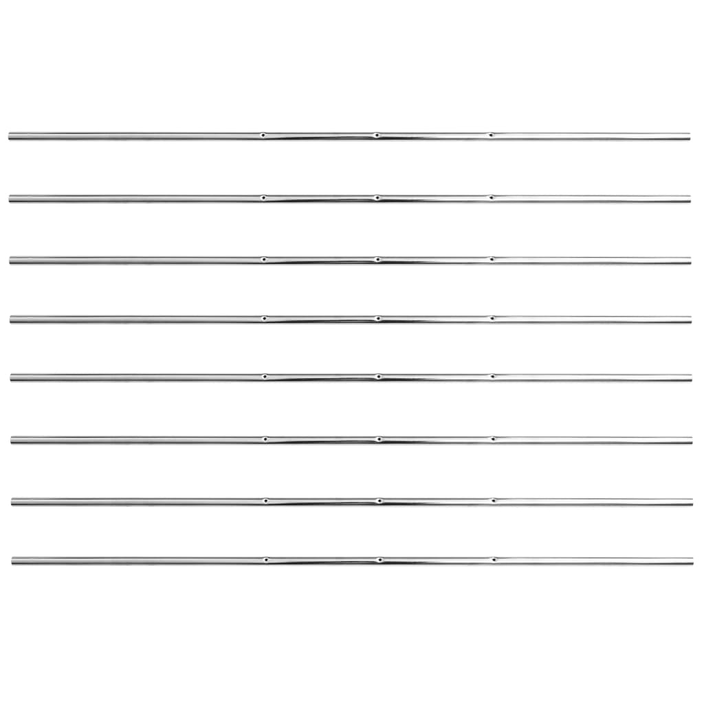 vidaXL Tiges de baby-foot 8 pcs 15,9 mm