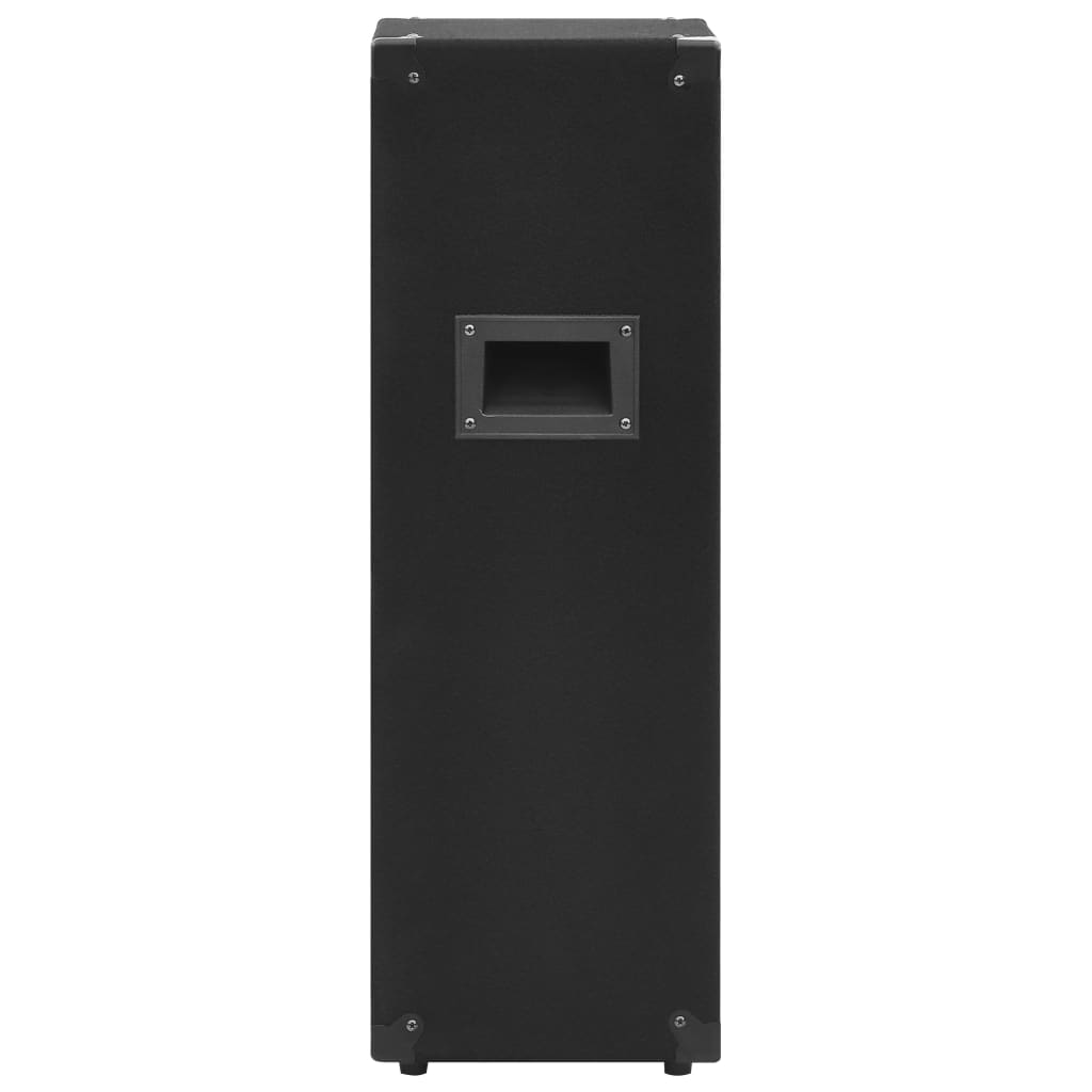 vidaXL Haut-parleurs de scène passives professionnelles Hifi 2pcs noir