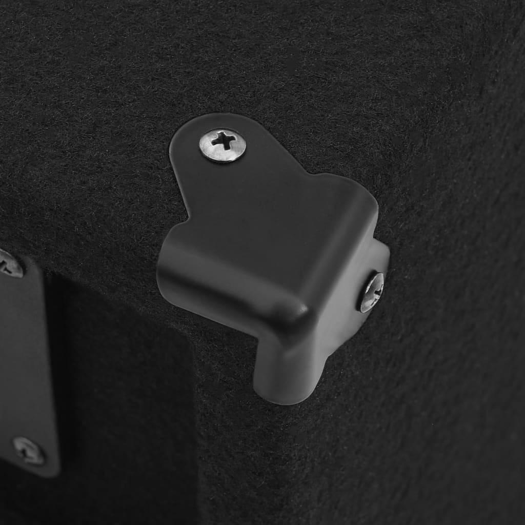 vidaXL Haut-parleurs de scène passives professionnelles Hifi 2pcs noir