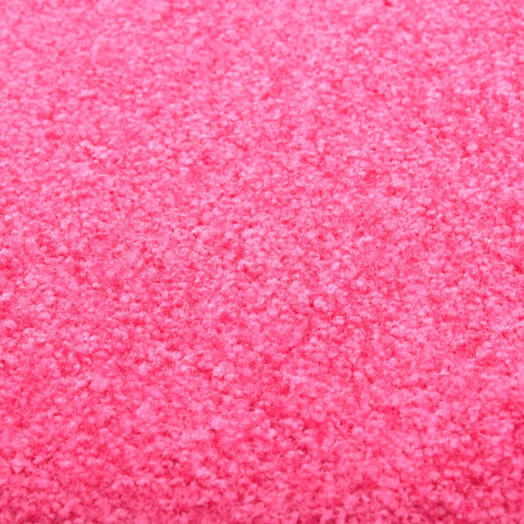 vidaXL Paillasson lavable Rose 40x60 cm