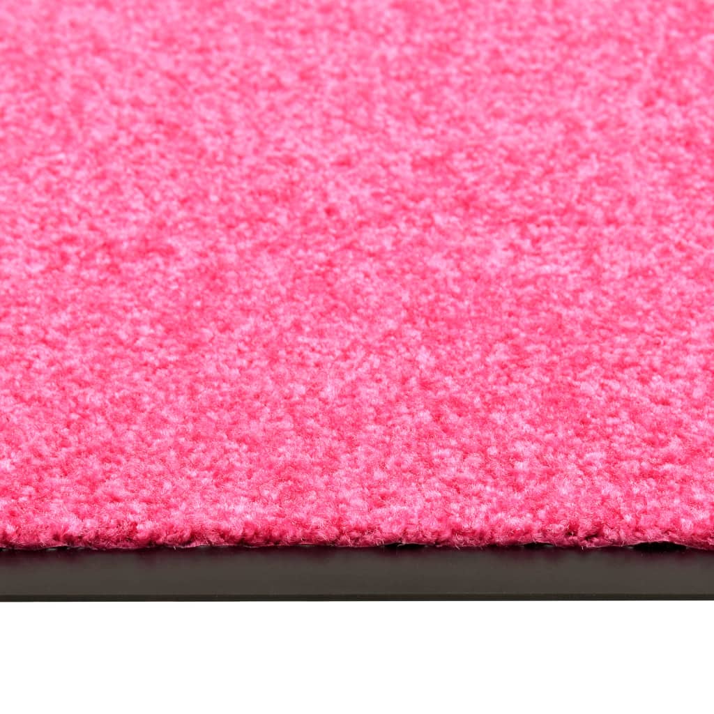 vidaXL Paillasson lavable Rose 40x60 cm
