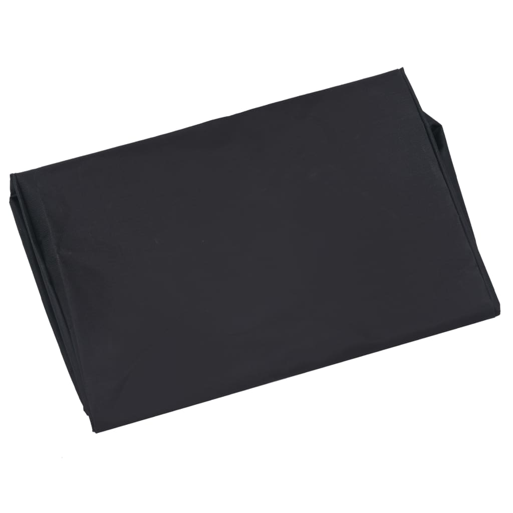 vidaXL Bâche de chariot de jardin Noir 81x41x40 cm Tissu