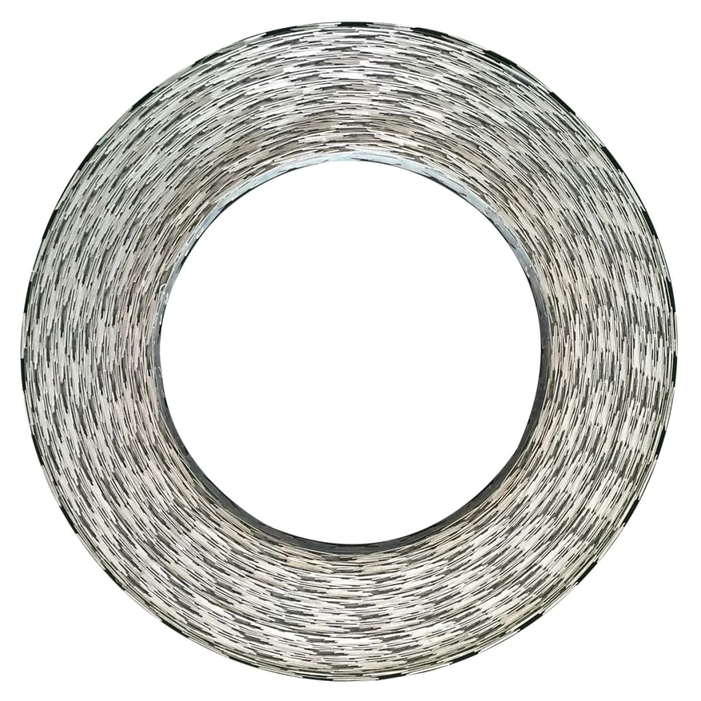 vidaXL Fils barbelés BTO-22 2 pcs 100 m Acier