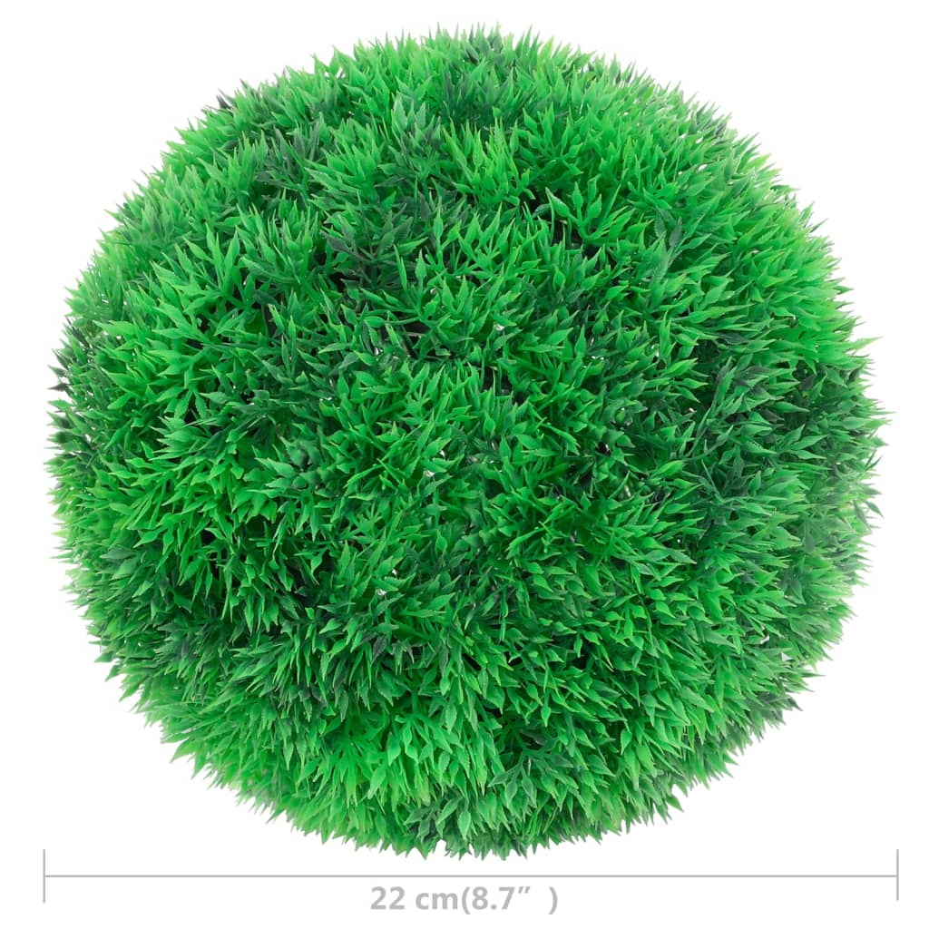 vidaXL Boules de buis artificielles 2 pcs 22 cm