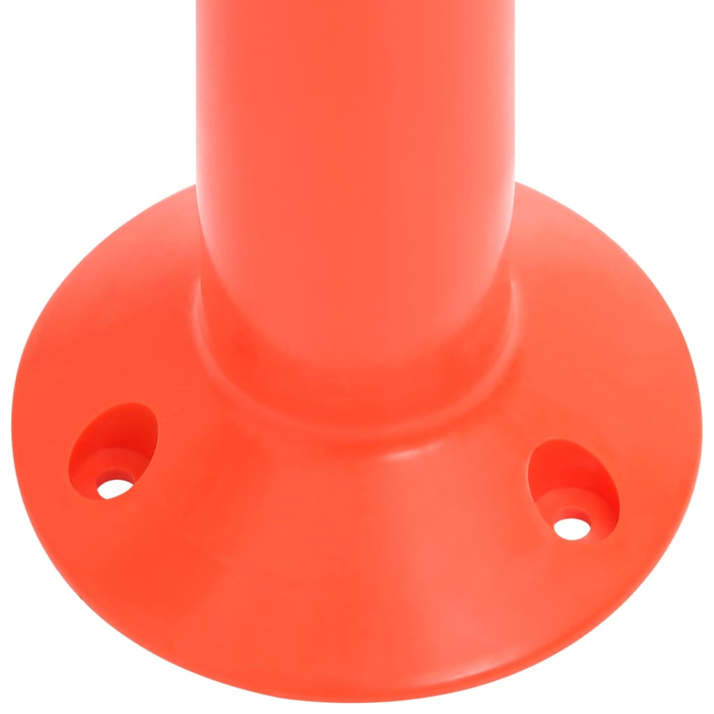 vidaXL Bornes de contrôle du trafic 10 pcs 75 cm PE
